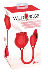 Wild Rose Suction & Bullet Air Pulse Vibe - - Clit Ticklers and Pulsators
